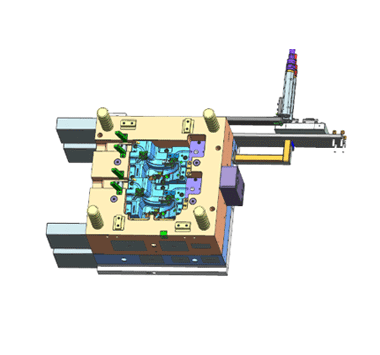 Water assist injection process
